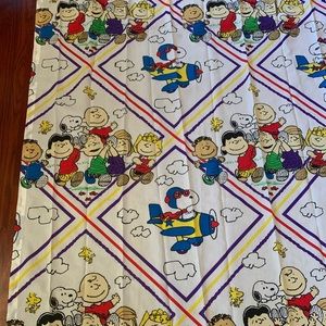Vintage Peanuts/Red Baron/Snoopy Shower Curtain